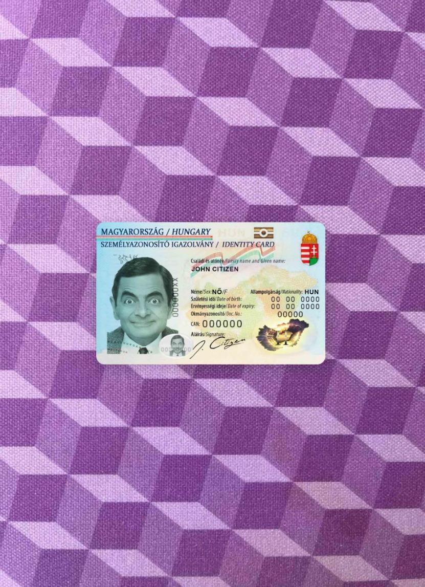 Printable Hungary ID photolook example
